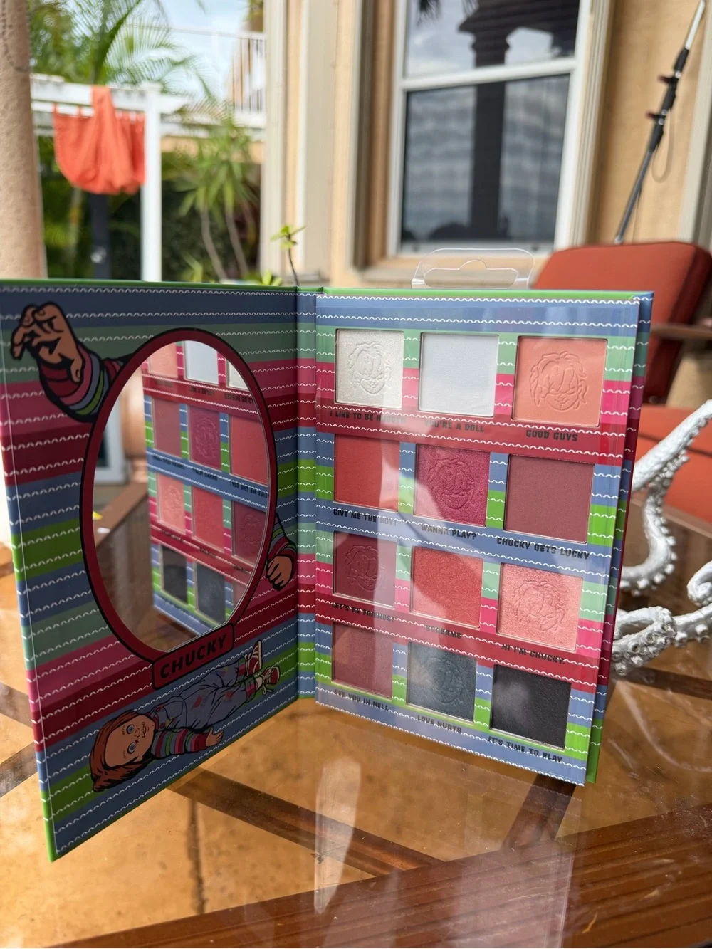 CHUCKY Eyeshadow Palette — Multi-Striped Colorway